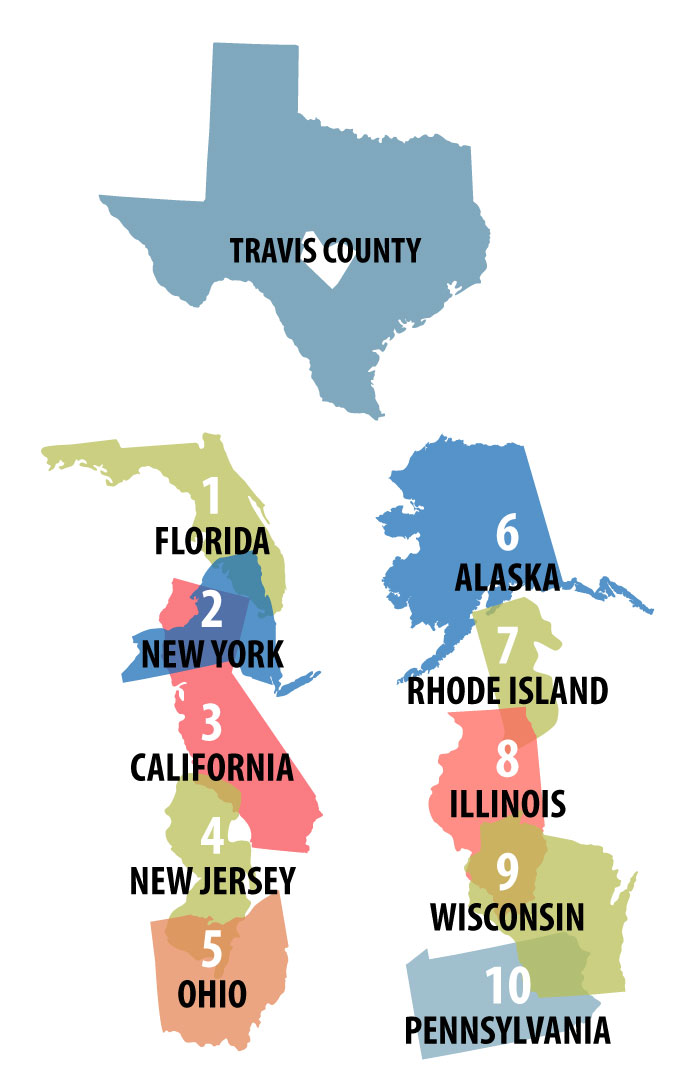 map with cities